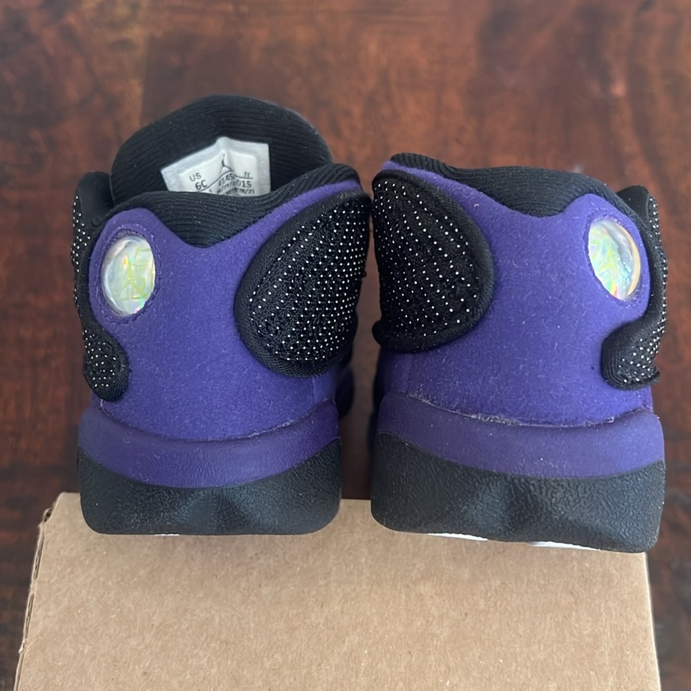 Jordan 13 retro (TD) black/court purple-white - Picture 4 of 7